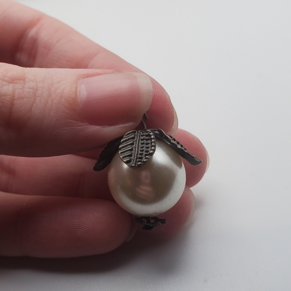 Ornate edwardian pearl drop necklace pendant‎ - Picture 1 of 2